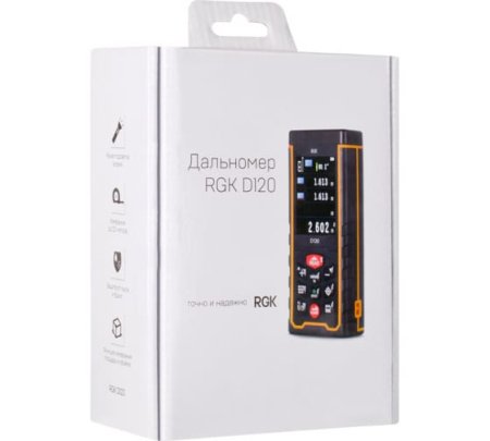 Лазерная рулетка RGK D120 купить по низкой цене | МАКСПРОФИТ