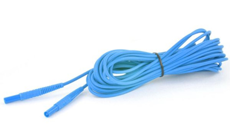 Провод измерительный Sonel с разъемами банан U1 1 кВ голубой (3 м) купить по низкой цене | МАКСПРОФИТ