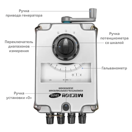 Измеритель сопротивления заземления МЕГЕОН 13410 купить по низкой цене | МАКСПРОФИТ