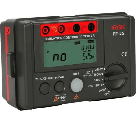 Мегаомметр RGK RT-25 купить по низкой цене | МАКСПРОФИТ