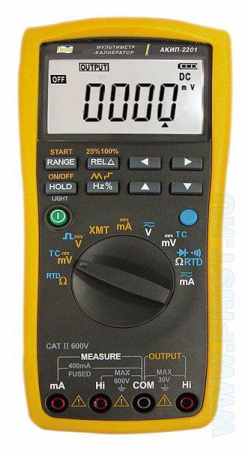 Мультиметр-калибратор АКИП-2201 купить по низкой цене | МАКСПРОФИТ