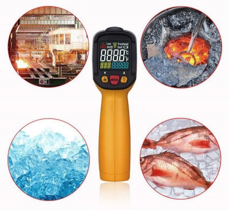 Дистанционный измеритель температуры (пирометр) PeakMeter PM6530C купить по низкой цене | МАКСПРОФИТ