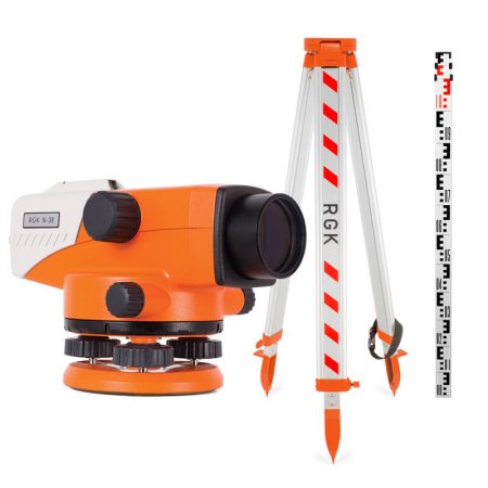 Комплект оптический нивелир RGK N-24 + штатив S6-N + рейка AMO S4 купить по низкой цене | МАКСПРОФИТ