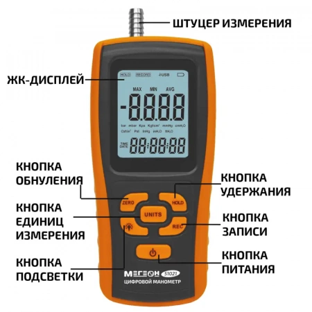 Цифровой манометр МЕГЕОН 51021 купить по низкой цене | МАКСПРОФИТ Цифровой манометр МЕГЕОН 51021 купить по низкой цене | МАКСПРОФИТ