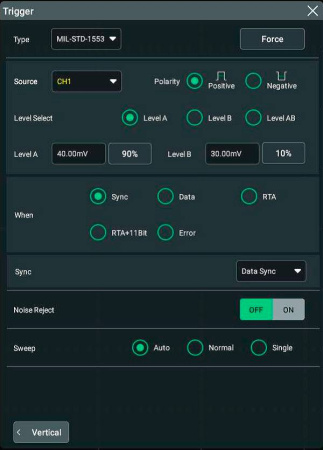 Программная опция запуска и декодирования сигналов шин последовательной передачи данных стандарта MIL-STD-1553 RIGOL DS80000-AEROA купить по низкой цене | МАКСПРОФИТ Программная опция запуска и декодирования сигналов шин последовательной передачи данных стандарта MIL-STD-1553 RIGOL DS80000-AEROA купить по низкой цене | МАКСПРОФИТ