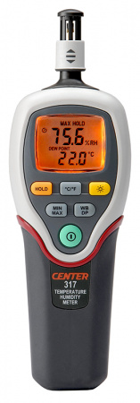Измеритель температуры и влажности CENTER 317 купить по низкой цене | МАКСПРОФИТ