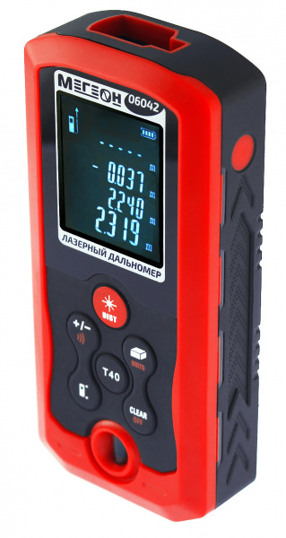 Лазерный дальномер МЕГЕОН 06042 купить по низкой цене | МАКСПРОФИТ Лазерный дальномер МЕГЕОН 06042 купить по низкой цене | МАКСПРОФИТ
