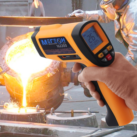 Измеритель температуры лазерный (пирометр) МЕГЕОН 162200 купить по низкой цене | МАКСПРОФИТ