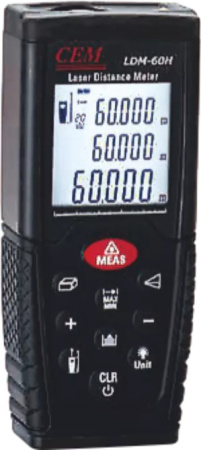 Лазерная рулетка - дальномер CEM LDM-60H купить по низкой цене | МАКСПРОФИТ Лазерная рулетка - дальномер CEM LDM-60H купить по низкой цене | МАКСПРОФИТ