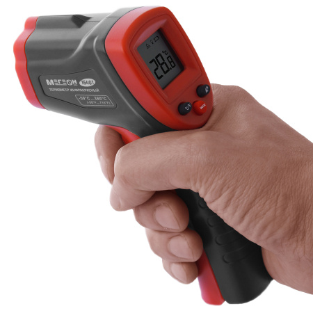 Бесконтактный термометр (пирометр) МЕГЕОН 16401 купить по низкой цене | МАКСПРОФИТ