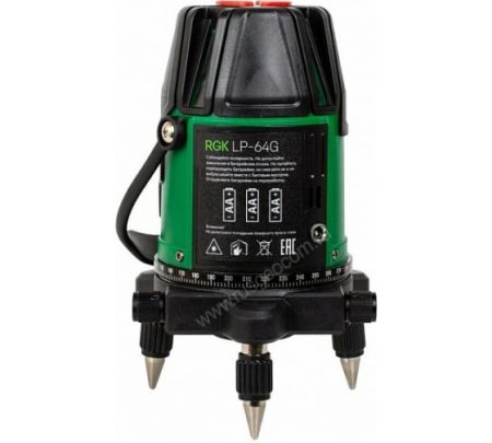 Лазерный построитель плоскостей RGK LP-64G купить по низкой цене | МАКСПРОФИТ